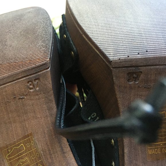 ASOS Embroidered Wood Platform Sandals - Picture 10 of 10